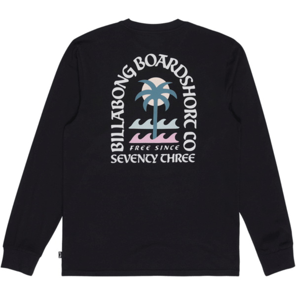 2026 Billabong Hombres Camiseta De Manga Larga Portal EBYZT00627 - Black